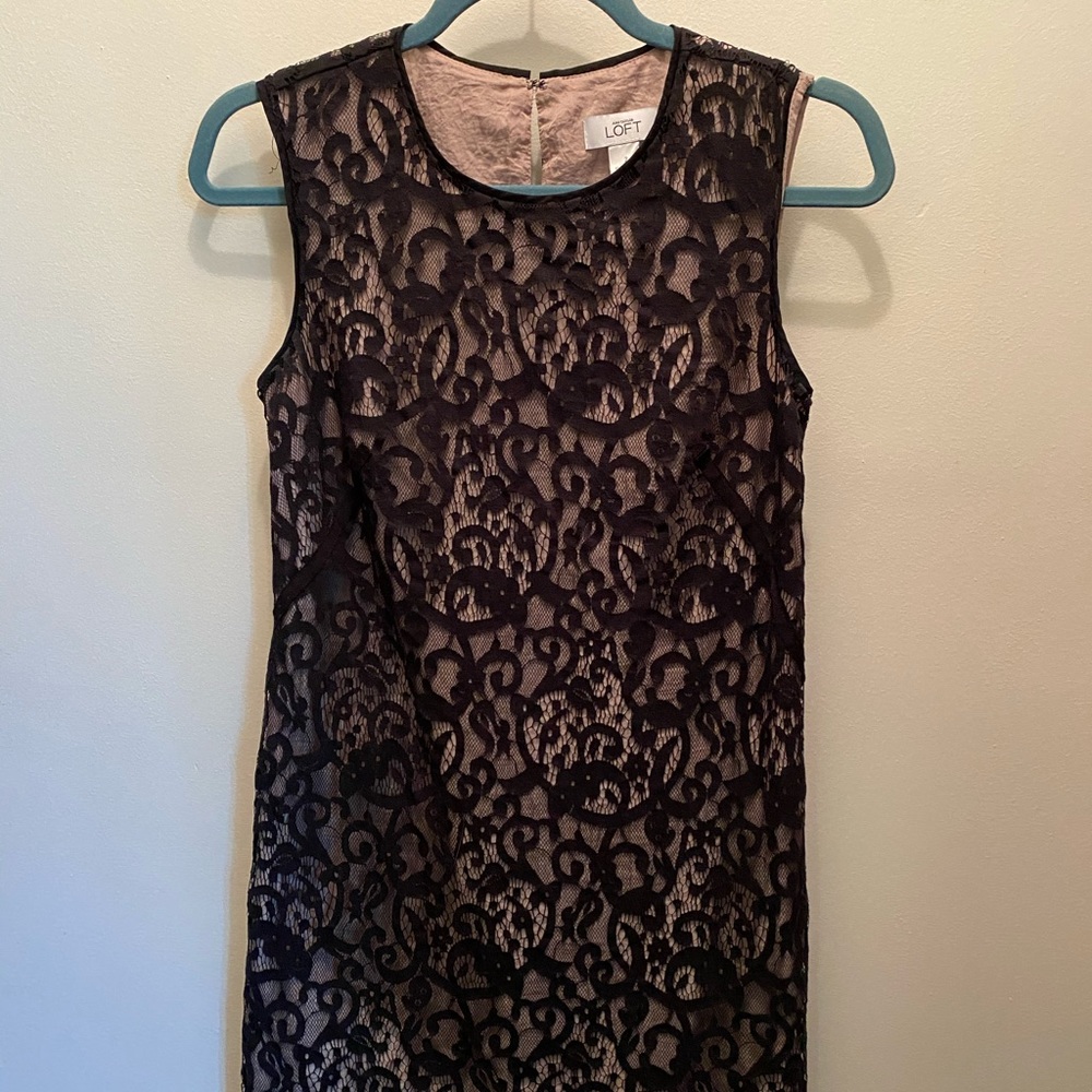 Black lace dress